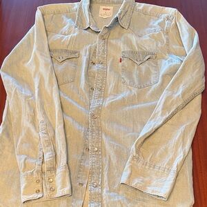 Levi's Sky Blue Casual Shirt